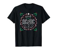 Officiel AC/DC Rockin' Christmas Cadeaux Rock N Roll T-Shirt