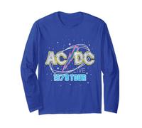 Officiel AC/DC Vintage Tour 1978 Bleue Manche Longue