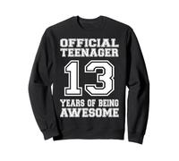 Officiel Adolescent 13 Anniversaire Né 2010 Teen Treize Sweatshirt