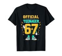 Officiel Adolescent 6+7 Drôle 67 Anniversaire 13 Ans T-Shirt