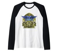 Officiel Aerosmith Guitar Skeletons Manche Raglan