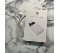 Officiel Authentique Google 30W Pd Rapide Chargeur Usb-C Pour Pixel 8 7 6 5 Plug
