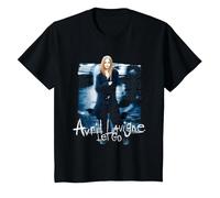 Officiel Avril Lavigne Let Go T-Shirt, Enfant, Noir, 8 Ans