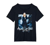 Officiel Avril Lavigne Let Go T-Shirt, Femme Grandes Tailles, Noir, 4X