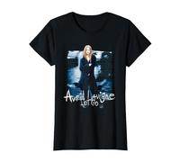 Officiel Avril Lavigne Let Go T-Shirt, Femme, Noir, 3XL