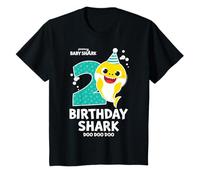 Officiel Baby Shark Anniversaire Requin âge 2 Ans T-Shirt