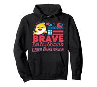 Officiel Baby Shark Brave 4th of July Stars and Sharks Sweat à Capuche