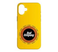 Officiel Bad Company Band Circle 1977 1979 Live Coque pour iPhone 16 Plus