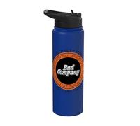 Officiel Bad Company Band Circle 1977 1979 LIVE Stainless Steel Insulated Water Bottle