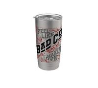 Officiel Bad Company Feel Like Makin Love Iconic Design Gobelet isotherme en acier inoxydable double paroi