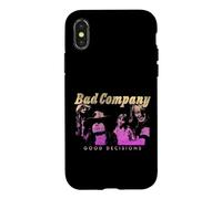 Officiel Bad Company Good Decisions Iconic Rock Design Coque pour iPhone X/XS