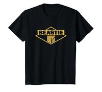 Officiel Beastie Boys Gold Diamond T-Shirt, Enfant, Noir, 6 Ans