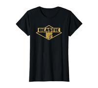 Officiel Beastie Boys Gold Diamond T-Shirt, Femme, Noir, XL
