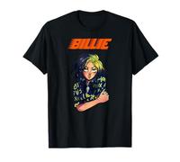 Officiel Billie Eilish Anime Musique Merch pour Fans T-Shirt