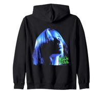 Officiel Billie Eilish Blue Portrait Outline Sweat à Capuche