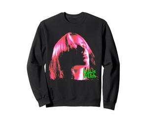 Officiel Billie Eilish Pink Iconic Portrait Outline Sweatshirt