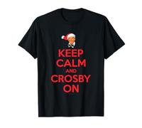 Officiel Bing Crosby Musique Gardez Le Calme Noël T-Shirt
