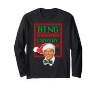 Officiel Bing Crosby Noël Musique Manche Longue