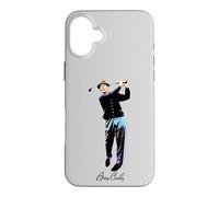 Officiel Bing Crosby Pro Golf Swing Black Coque pour iPhone 16 Plus