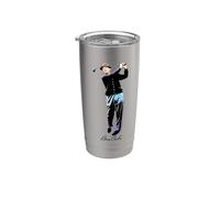 Officiel Bing Crosby Pro Golf Swing Black Gobelet isotherme en acier inoxydable double paroi