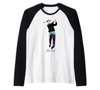 Officiel Bing Crosby Pro Golf Swing Black Manche Raglan