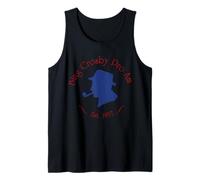 Officiel Bing Crosby Silhouette Pro Golf Red and Blue Débardeur