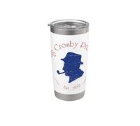 Officiel Bing Crosby Silhouette Pro Golf Red and Blue Gobelet isotherme en acier inoxydable double paroi