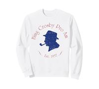 Officiel Bing Crosby Silhouette Pro Golf Red and Blue Sweatshirt