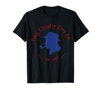 Officiel Bing Crosby Silhouette Pro Golf Red and Blue T-Shirt