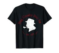 Officiel Bing Crosby Silhouette Pro Golf Red and White T-Shirt