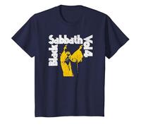 Officiel Black Sabbath Vol 4 Album Logo T-Shirt, Enfant, Bleu Marine, 6 Ans