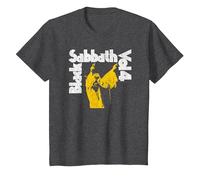 Officiel Black Sabbath Vol 4 Album Logo T-Shirt, Enfant, Chiné Foncé, 10 Ans