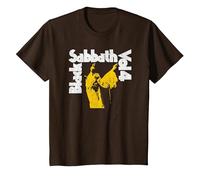 Officiel Black Sabbath Vol 4 Album Logo T-Shirt, Enfant, Marron, 6 Ans