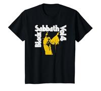 Officiel Black Sabbath Vol 4 Album Logo T-Shirt, Enfant, Noir, 4 Ans
