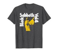 Officiel Black Sabbath Vol 4 Album Logo T-Shirt, Homme, Chiné Foncé, M