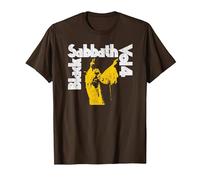 Officiel Black Sabbath Vol 4 Album Logo T-Shirt, Homme, Marron, S