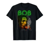 Officiel Bob Marley BOB Smoke Reggae Vintage T-Shirt