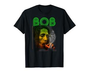 Officiel Bob Marley BOB Smoke Reggae Vintage T-Shirt