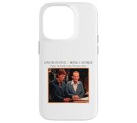 Officiel Bowie Bing Crosby Noël Paix sur Terre Coque pour iPhone 14 Pro