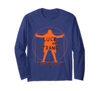 Officiel David Gilmour Luck and Strange Orange and Black Manche Longue