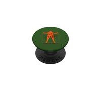 Officiel David Gilmour Luck and Strange Orange and Black PopSockets PopGrip Adhésif