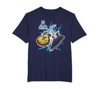 Officiel Def Leppard Amazon Exclusive Guitar Tour 2025 T-Shirt, Homme Grandes Tailles, Bleu Marine, 2X Tall