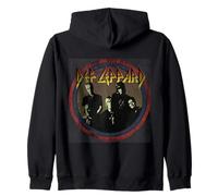 Officiel Def Leppard Logo Vintage Groupe Classique Rock Sweat à Capuche