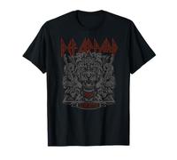Officiel Def Leppard Love Bites Logo Rock Band Vintage T-Shirt