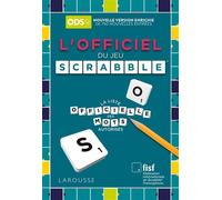 Collectif – Officiel du Scrabble Prime été 2024 – Liste officielle des mots autorisés – Larousse