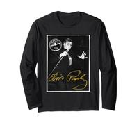 Officiel Elvis Presley Portrait Sun Records The King Manche Longue