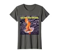 Officiel Faith No More The Real Thing Band Alternative Metal T-Shirt, Femme, Asphalte, XXL