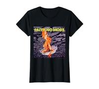 Officiel Faith No More The Real Thing Band Alternative Metal T-Shirt, Femme, Noir, M