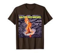 Officiel Faith No More The Real Thing Band Alternative Metal T-Shirt, Homme, Marron, S