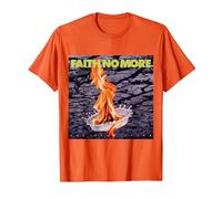 Officiel Faith No More The Real Thing Band Alternative Metal T-Shirt, Homme, Orange, S
